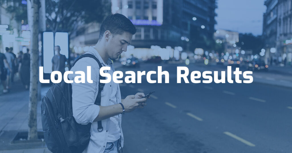 local search on mobile